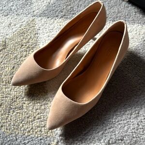 Nude Jcrew Pointed Heel